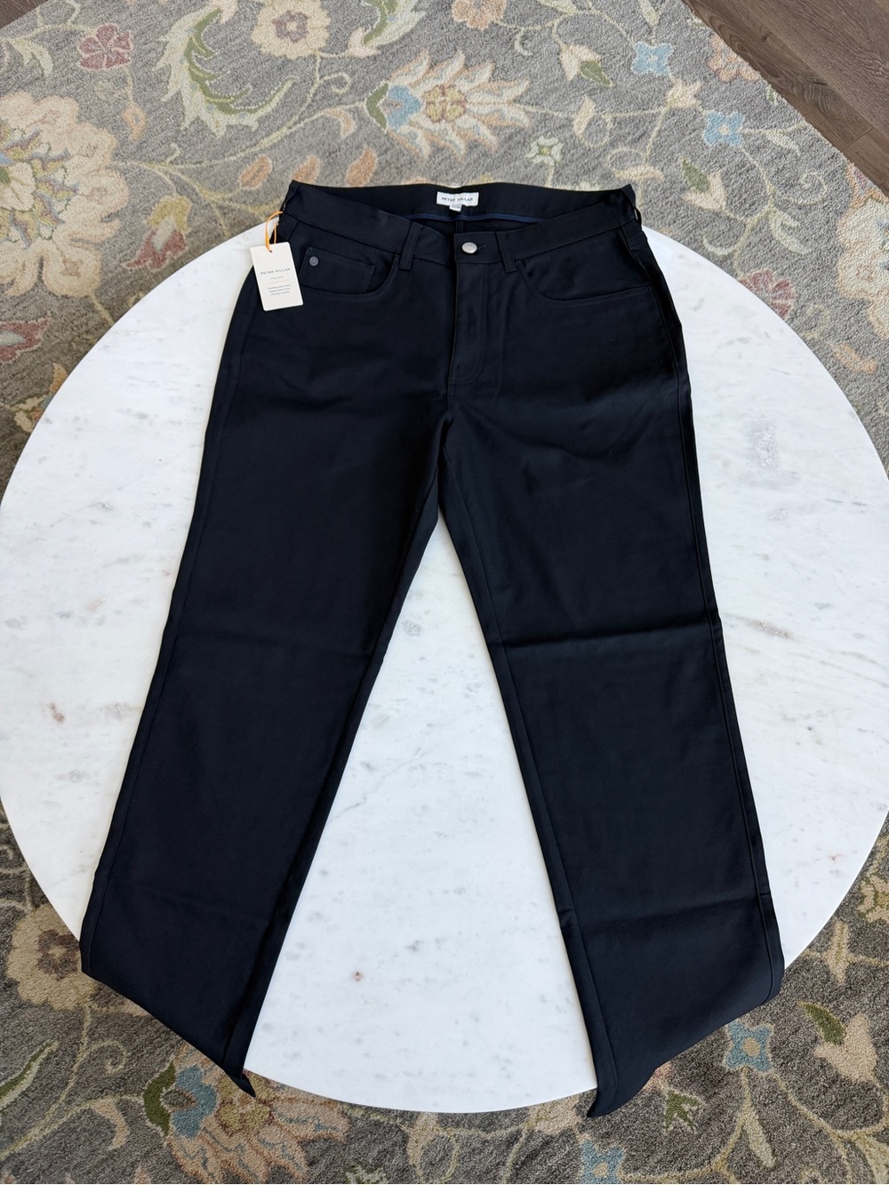 NWT Peter Millar EB66 Performance Pants Black 32x30 Classic Fit Golf $178